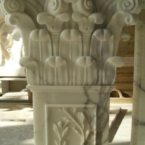 Marble Calacatta column