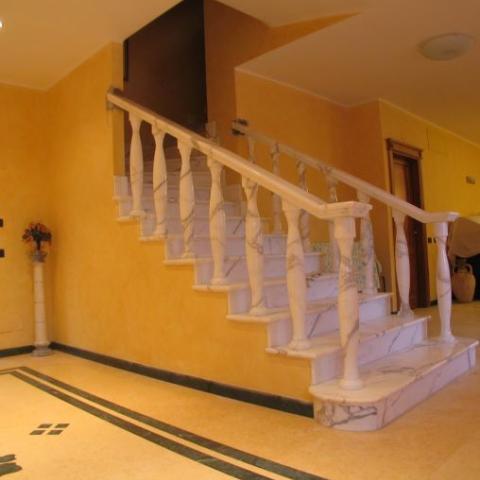 Calacatta Marble Stairs